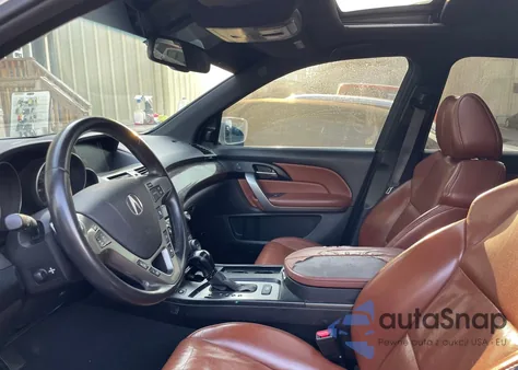 2012 Acura Mdx Advance z USA, uszkodzony, nr VIN 2HNYD2H65CH536450